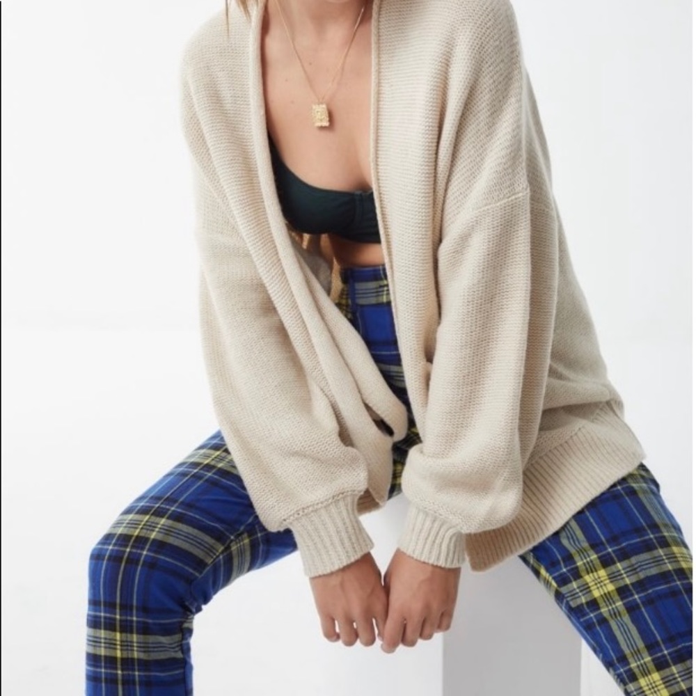 Colie Oversized Open-Front Cardigan